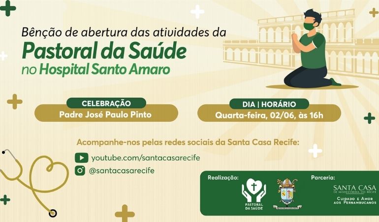 Bênção marca início de atividades da pastoral da saúde no HSA