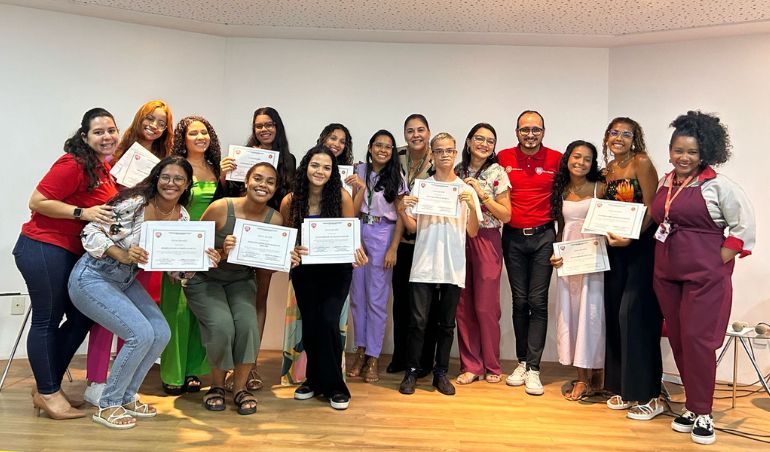 Cerimônia de encerramento da turma de Jovens Aprendizes