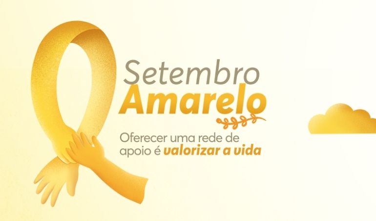 Confira a nossa programação de ações do Setembro Amarelo