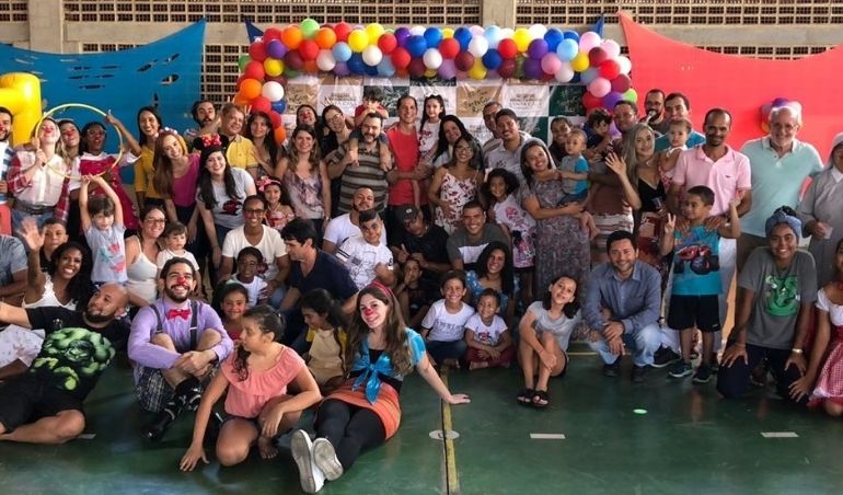 Domingo de diversão e magia para filhos dos colaboradores da Santa Casa Recife