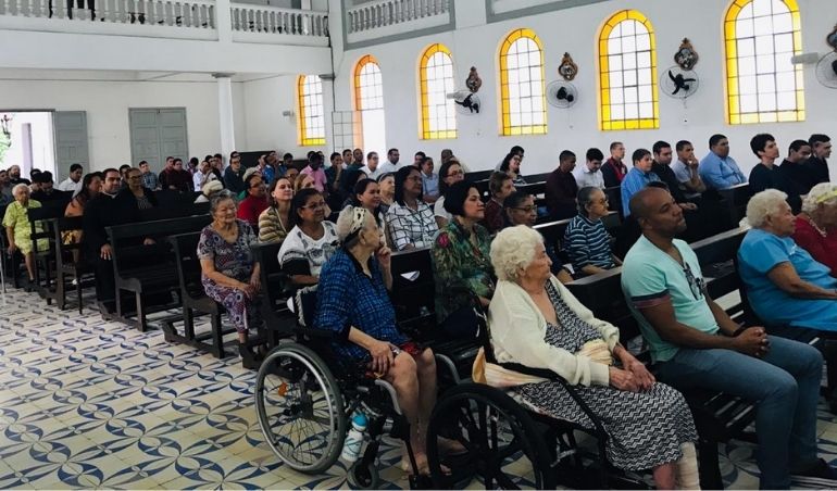 Missa marca aniversário de 91 anos do Centro Geriátrico Padre Venâncio