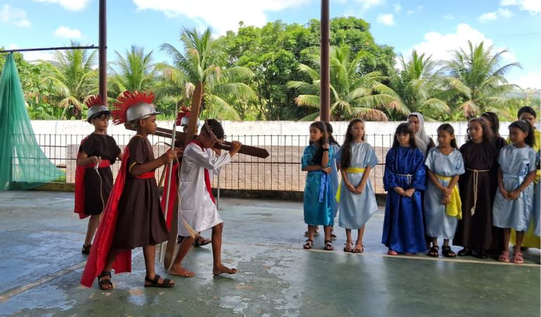 Paixão de Cristo nas unidades