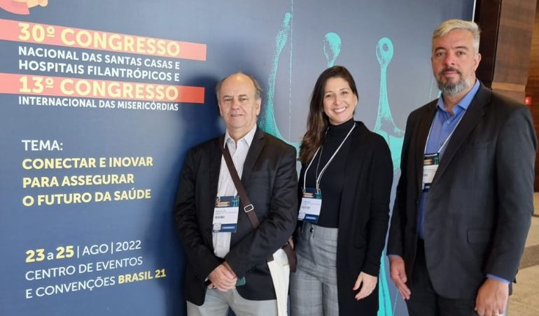 Representantes da Santa Casa Recife participam de congressos em Brasília