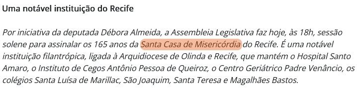 Acontece hoje a Sessão Solene em homenagem aos 165 anos da SCM