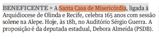 Hoje, 5 de outubro, acontece a Sessão Solene em homenagem aos 165 anos da SCM