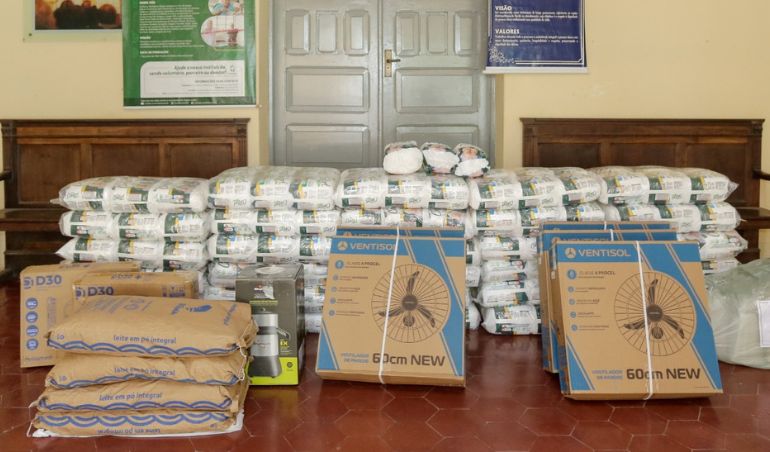 CGPV recebe mais de 2 mil itens doados pelo Sistema Fecomércio