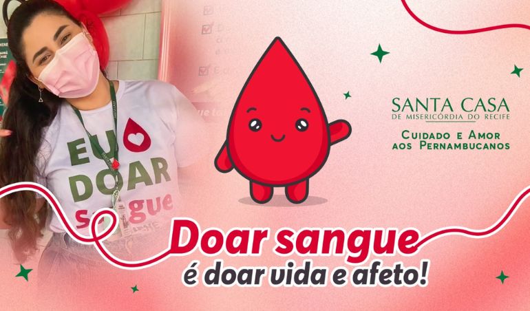Santa Casa Recife se une ao Ihene e incentiva colaboradores a doar sangue