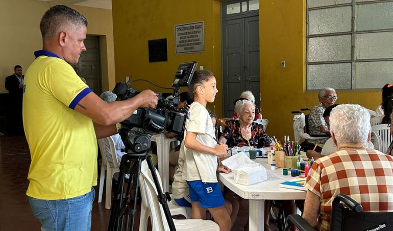 TV Tribuna grava reportagem no CGPV